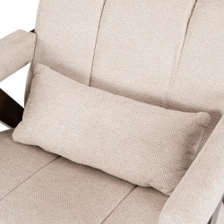 Fotoliu Mebel Elite Renato (Beige/Walnut) Thumb