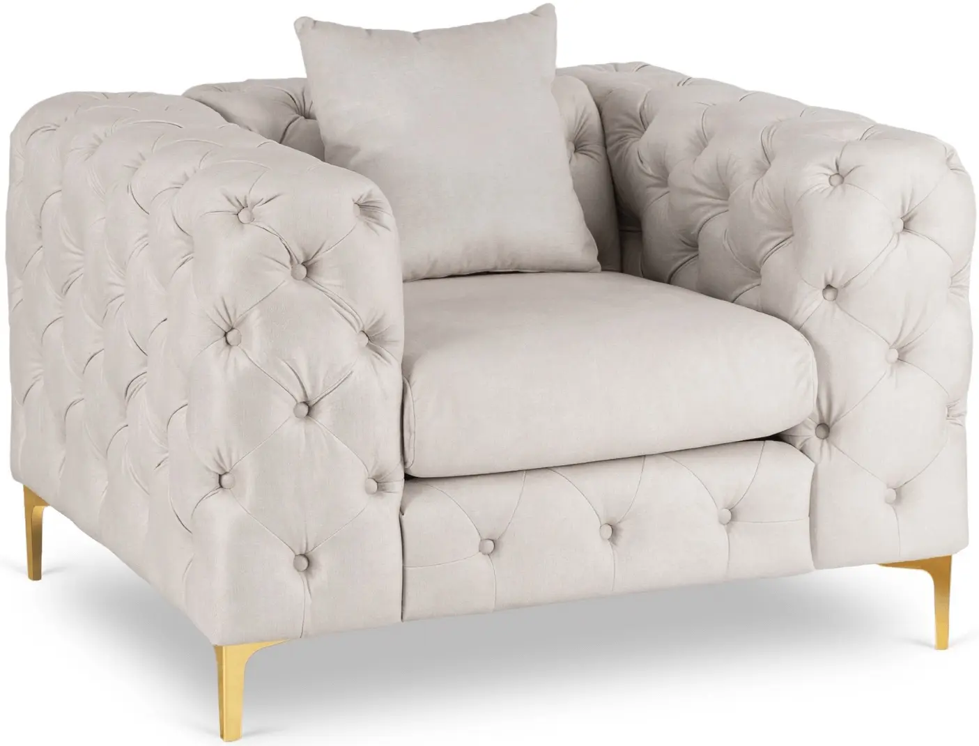 Кресло Mebel Elite Sorrento 1S (Cream/Gold) - 2