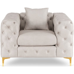 Кресло Mebel Elite Sorrento 1S (Cream/Gold) Thumb