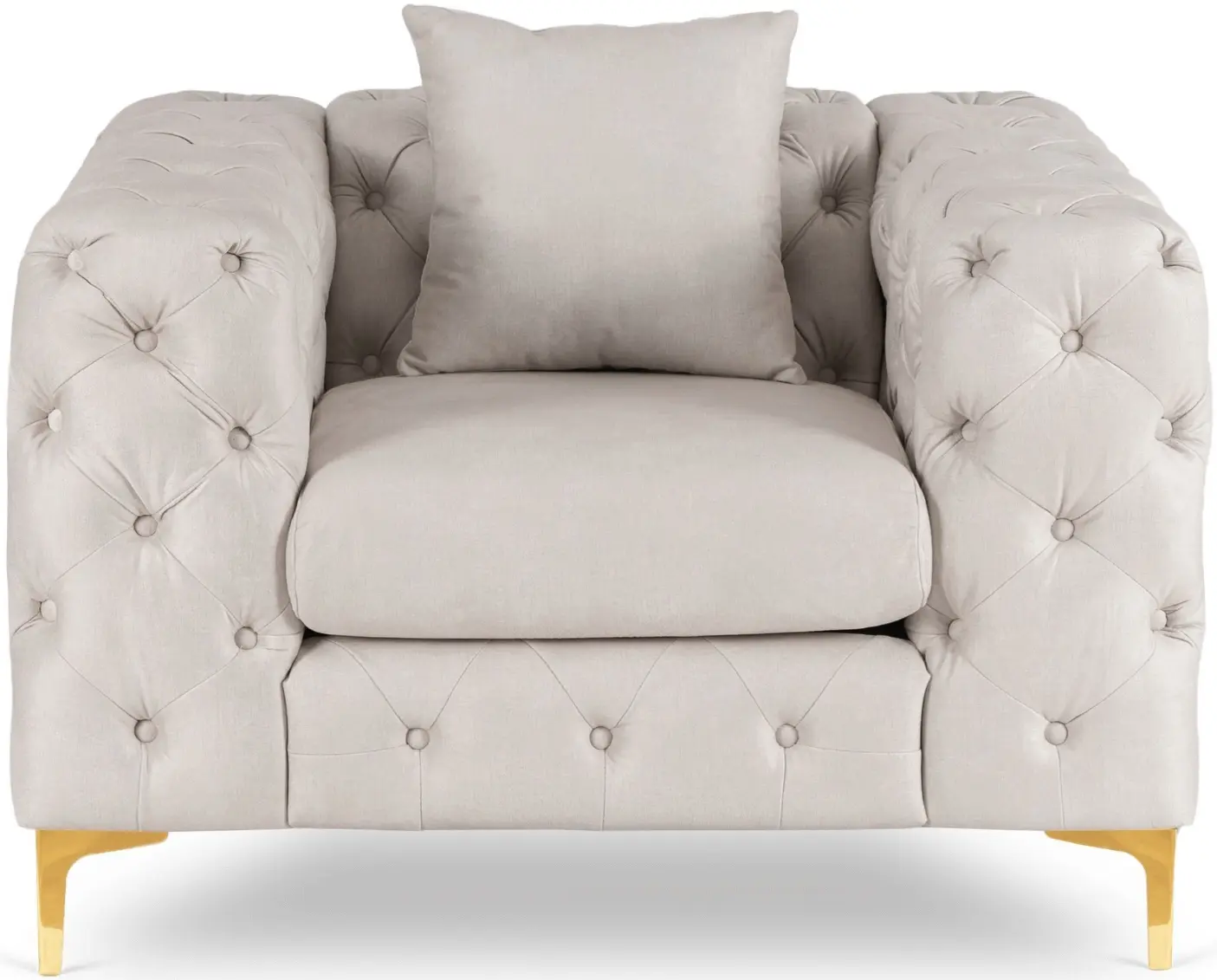 Кресло Mebel Elite Sorrento 1S (Cream/Gold) - 3
