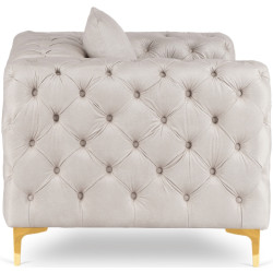 Кресло Mebel Elite Sorrento 1S (Cream/Gold) Thumb