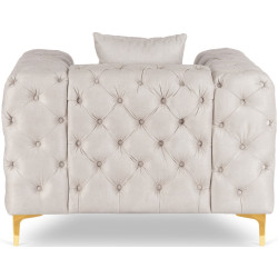 Кресло Mebel Elite Sorrento 1S (Cream/Gold) Thumb