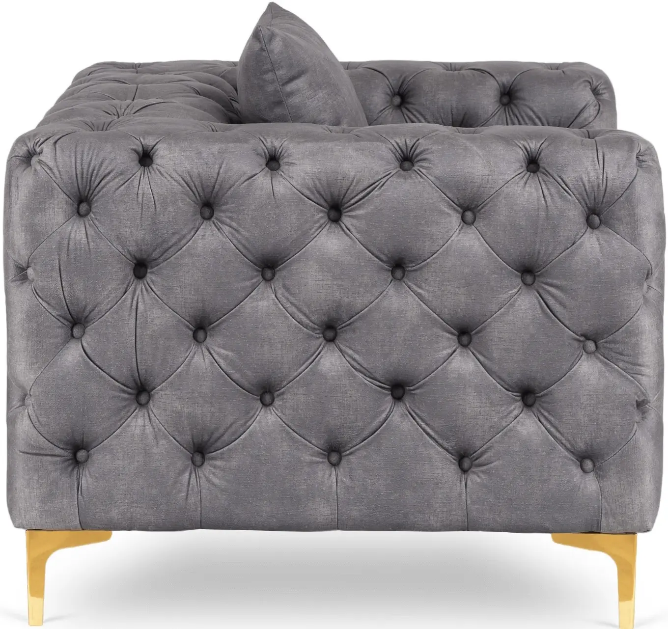 Кресло Mebel Elite Sorrento 1S (Grey/Gold) - 4