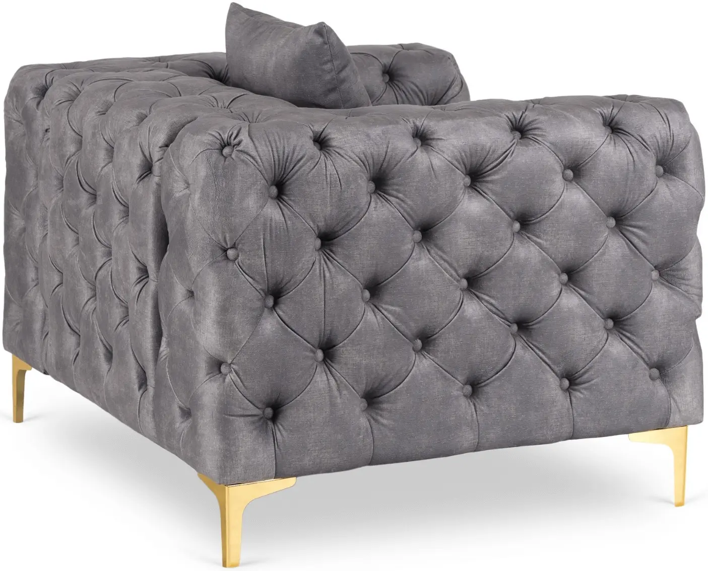Кресло Mebel Elite Sorrento 1S (Grey/Gold) - 5