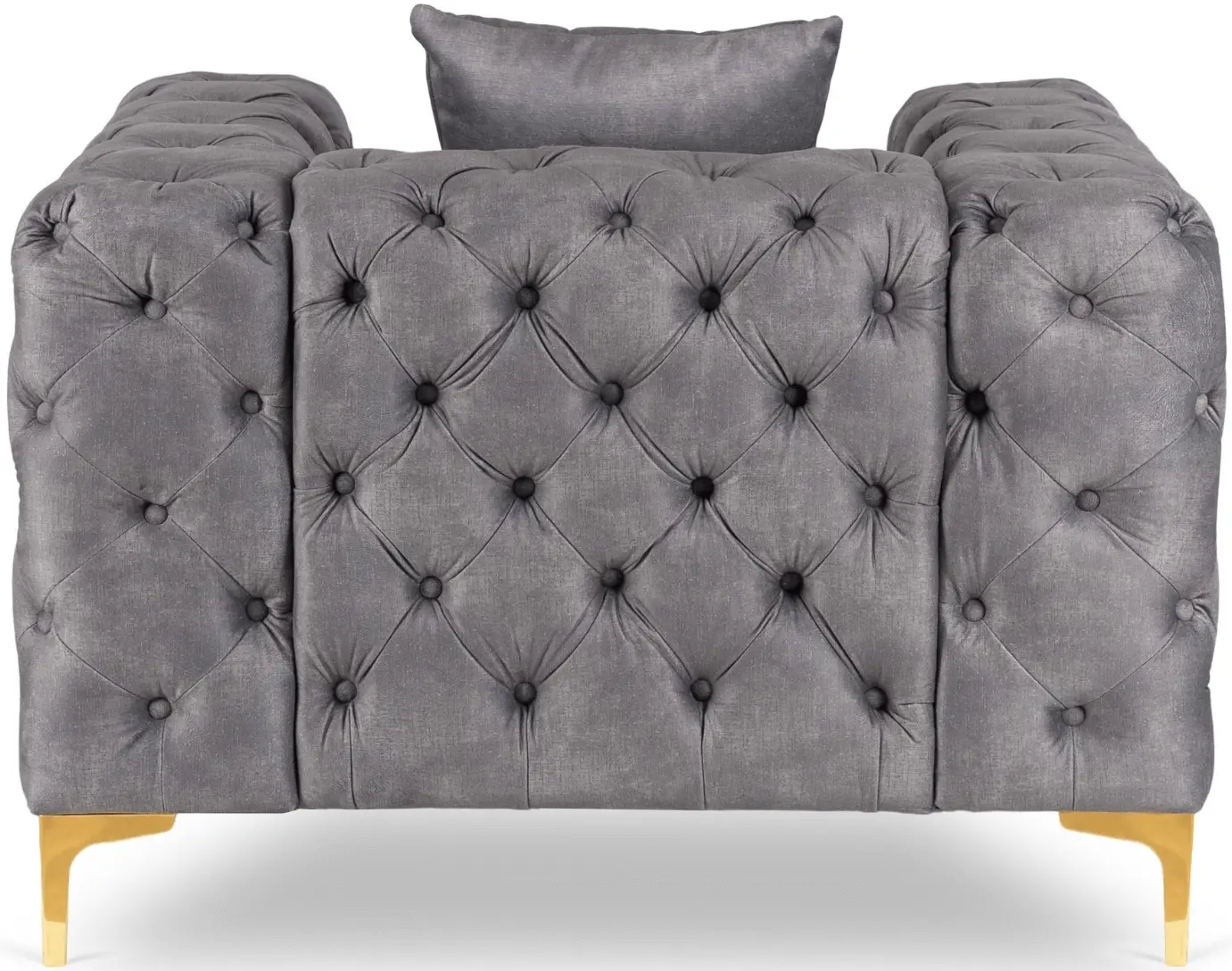 Кресло Mebel Elite Sorrento 1S (Grey/Gold) - 6