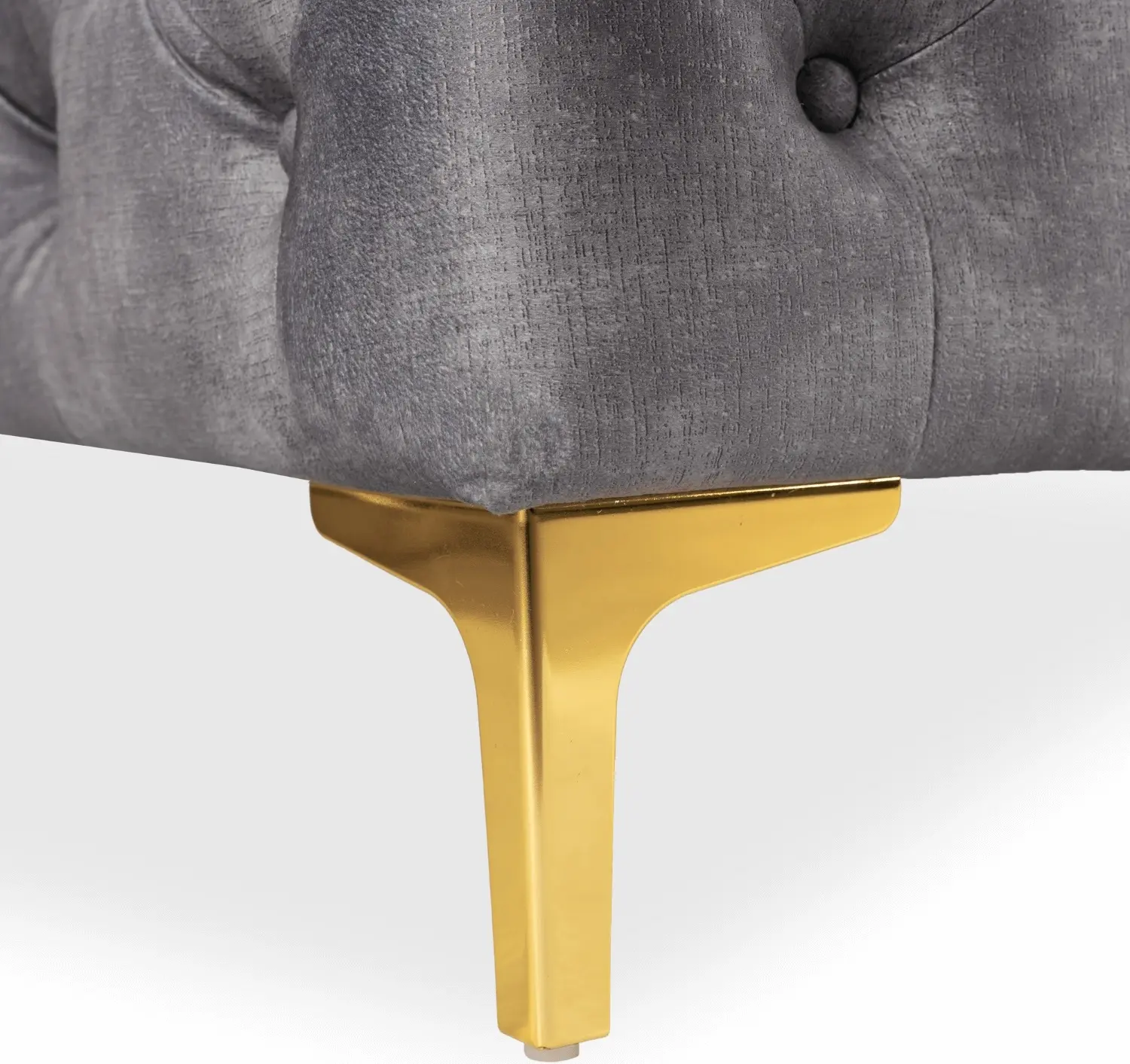 Кресло Mebel Elite Sorrento 1S (Grey/Gold) - 8