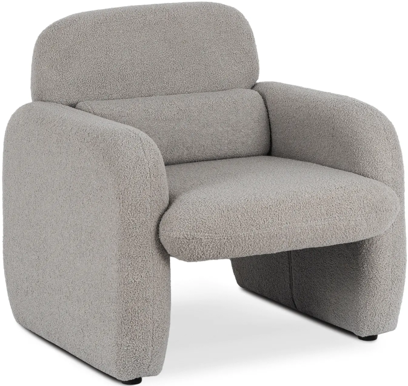 Fotoliu Mebel Elite Togo Boucle (Grey) - 2