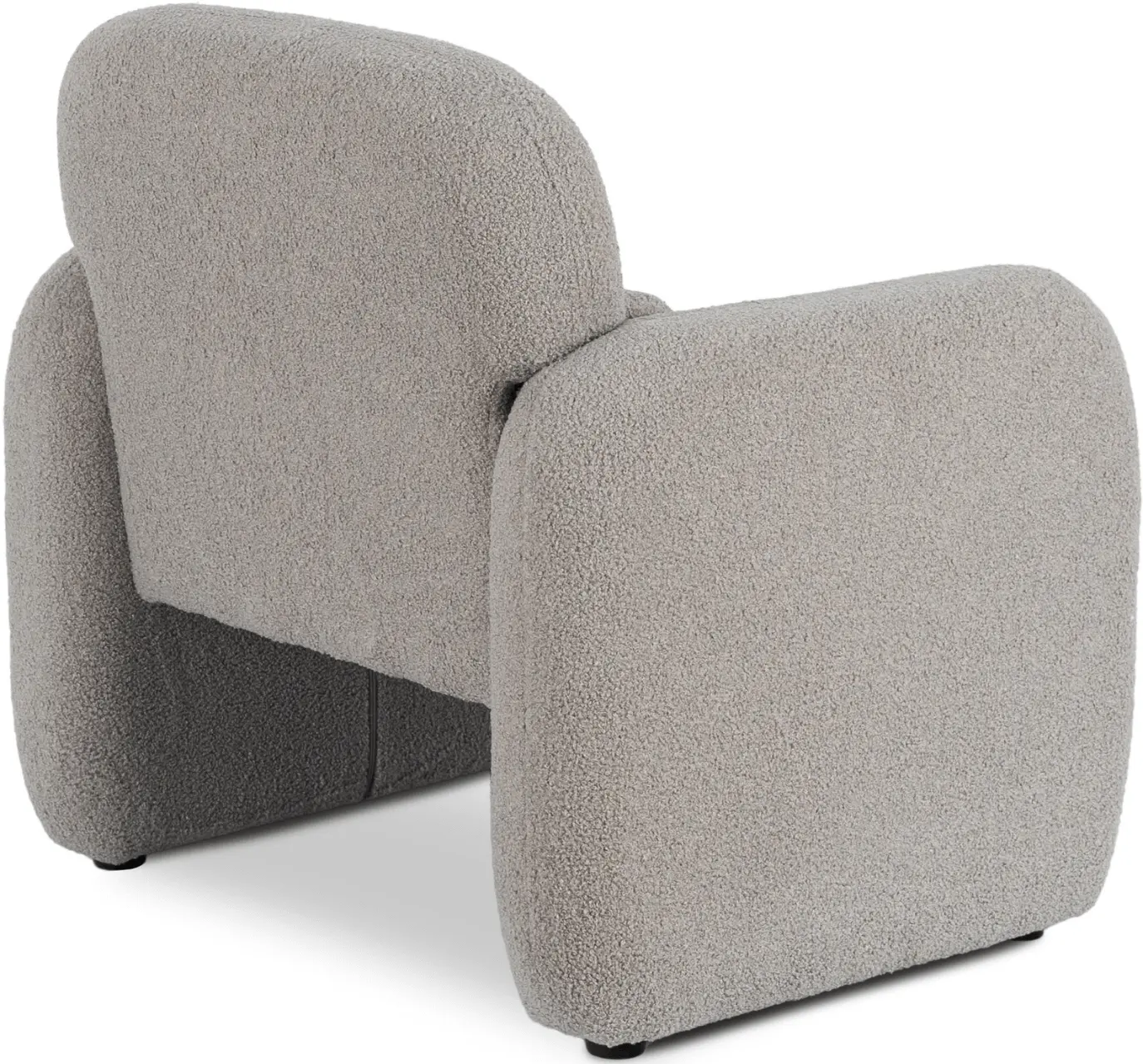 Fotoliu Mebel Elite Togo Boucle (Grey) - 5