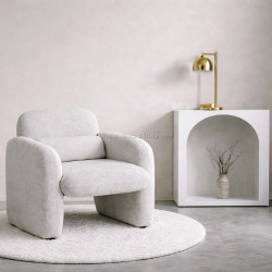 Fotoliu Mebel Elite Togo (Light Grey)