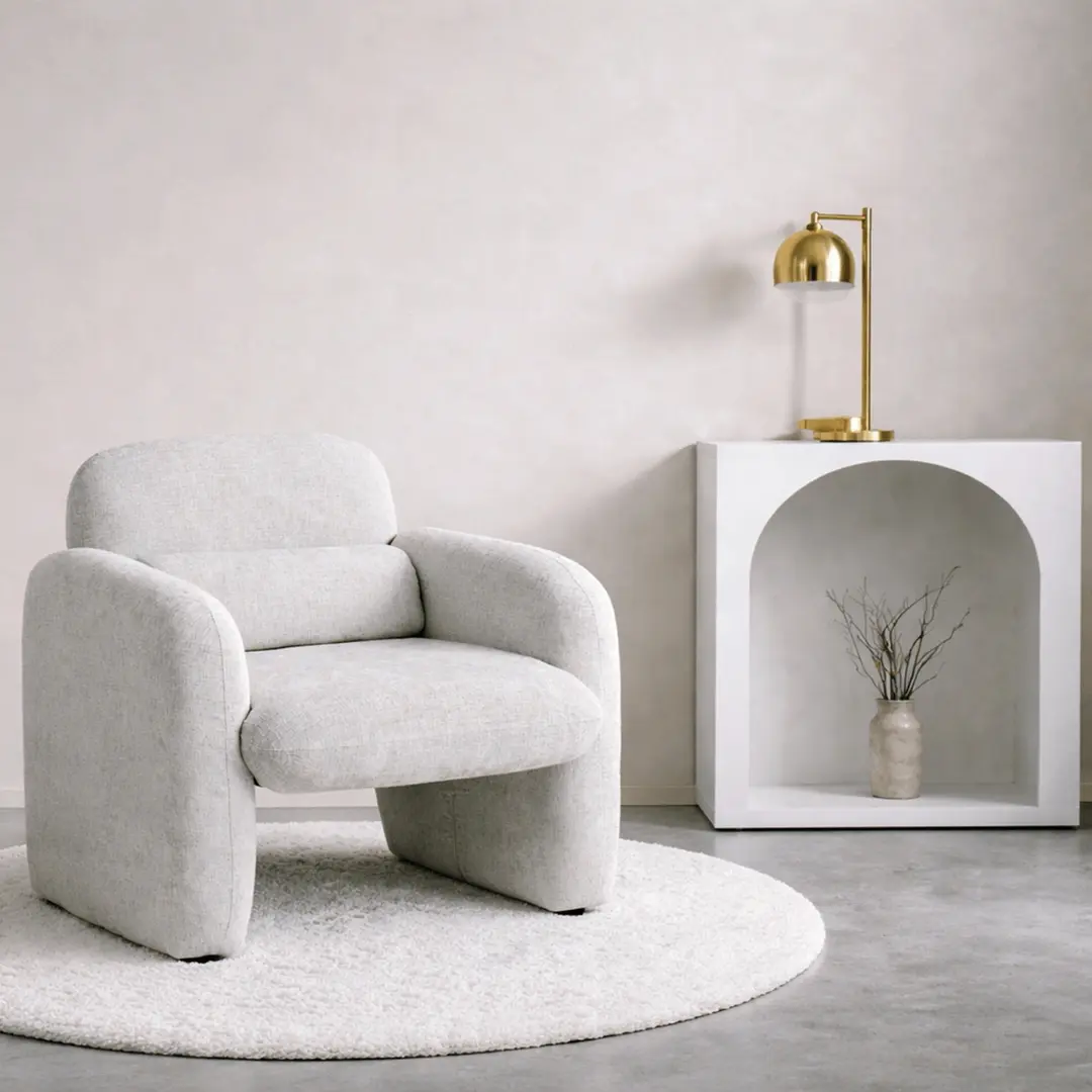 Fotoliu Mebel Elite Togo (Light Grey)
