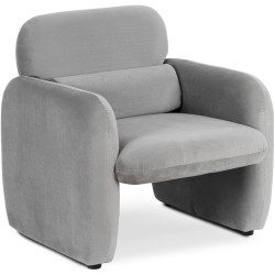 Fotoliu Mebel Elite Togo Welur (Light Grey) Thumb