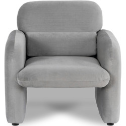 Fotoliu Mebel Elite Togo Welur (Light Grey) Thumb