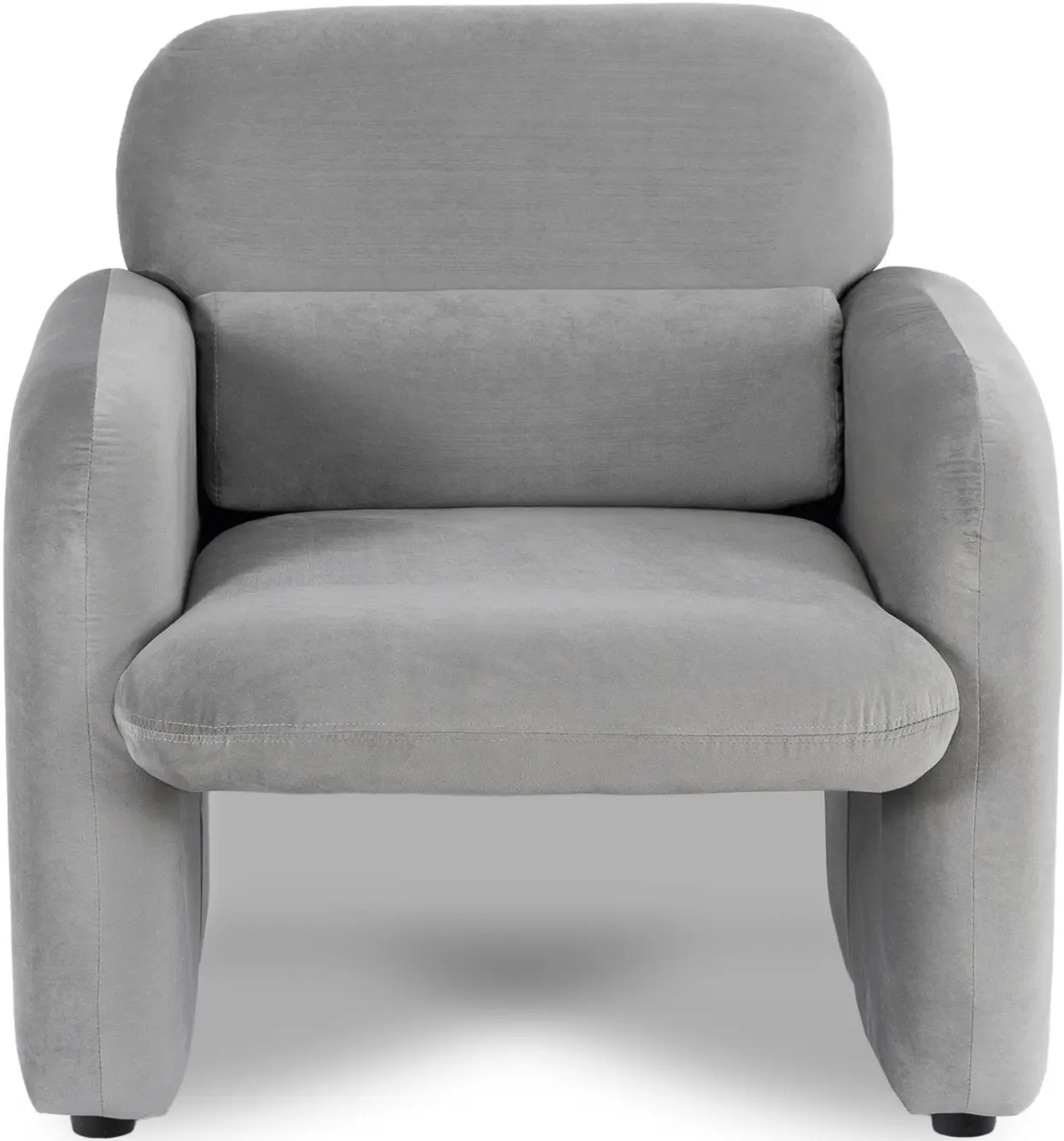 Fotoliu Mebel Elite Togo Welur (Light Grey) - 3