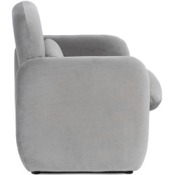 Fotoliu Mebel Elite Togo Welur (Light Grey) Thumb