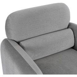 Fotoliu Mebel Elite Togo Welur (Light Grey) Thumb