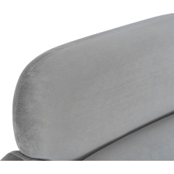 Fotoliu Mebel Elite Togo Welur (Light Grey) Thumb