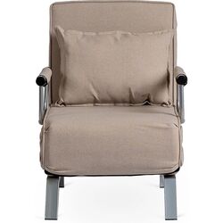 Кресло раскладное Mebel Elite Bart (Beige/Chrome) Thumb