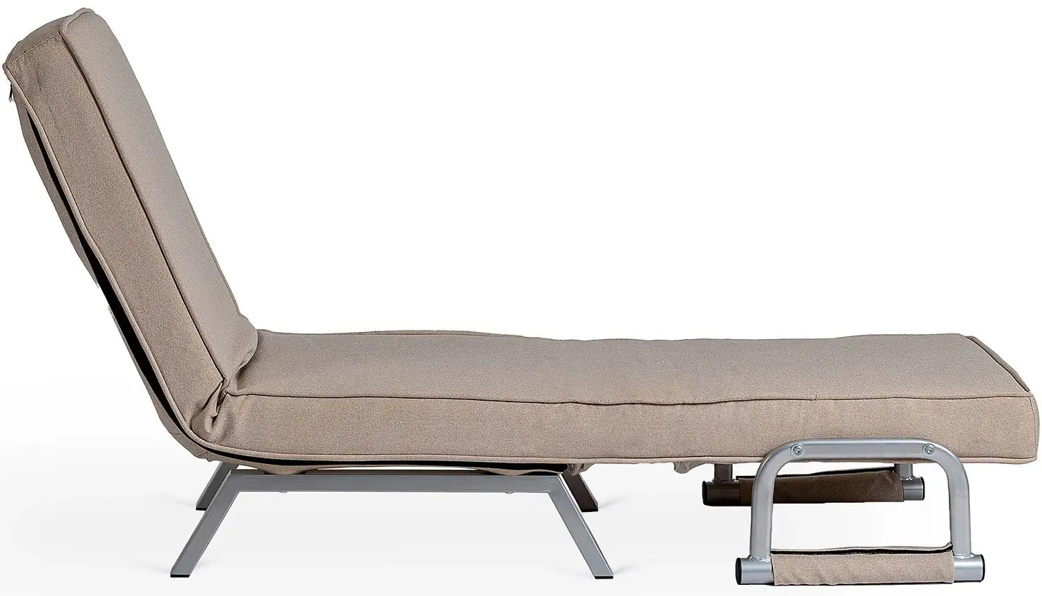 Кресло раскладное Mebel Elite Bart (Beige/Chrome)