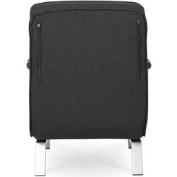 Кресло раскладное Mebel Elite Bart (Black/Chrome) Thumb