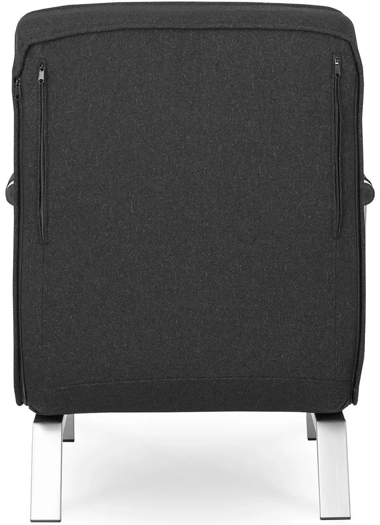 Кресло раскладное Mebel Elite Bart (Black/Chrome)