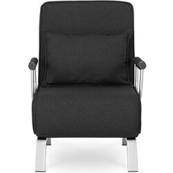 Кресло раскладное Mebel Elite Bart (Black/Chrome) Thumb