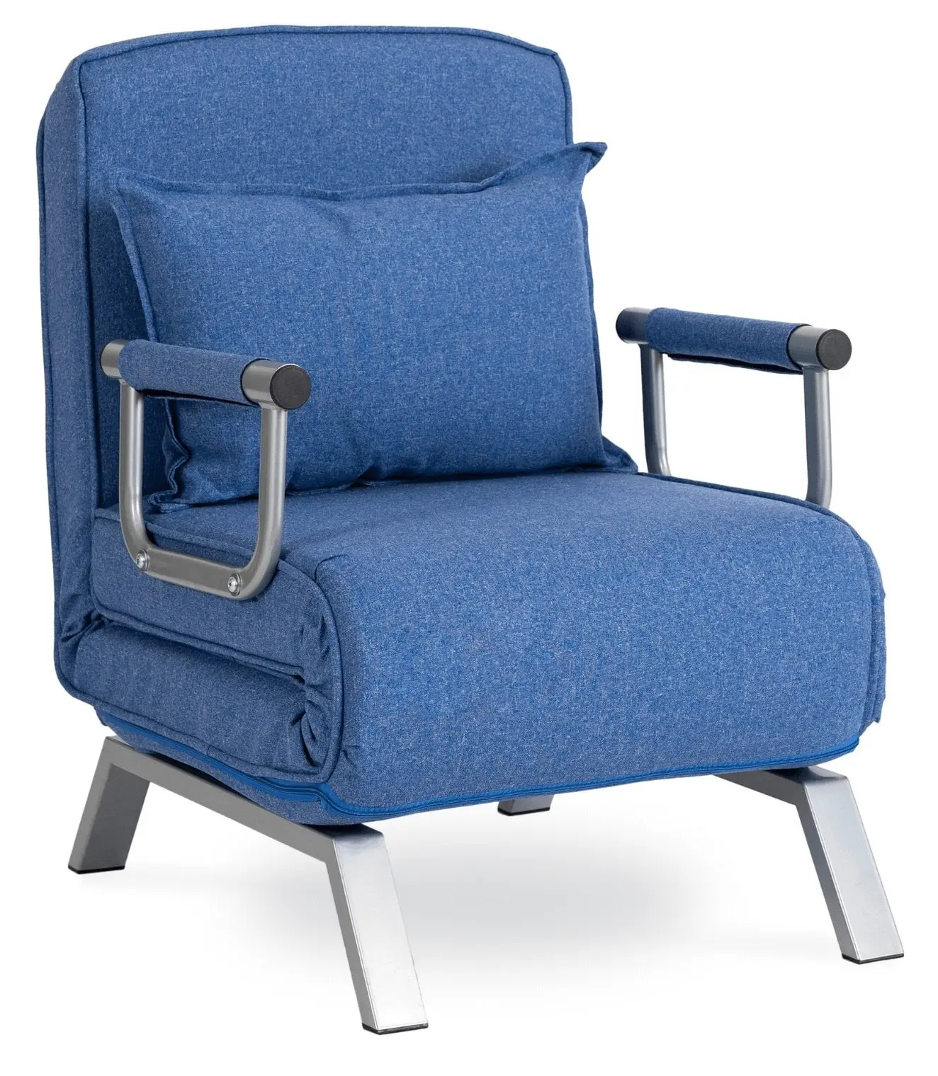 Fotoliu extensibil Mebel Elite Bart (Blue)