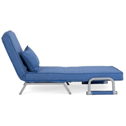 Fotoliu extensibil Mebel Elite Bart (Blue) Thumb