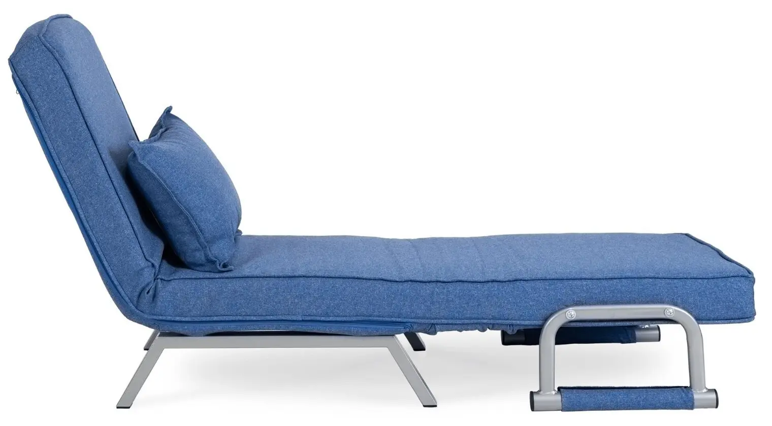 Fotoliu extensibil Mebel Elite Bart (Blue)