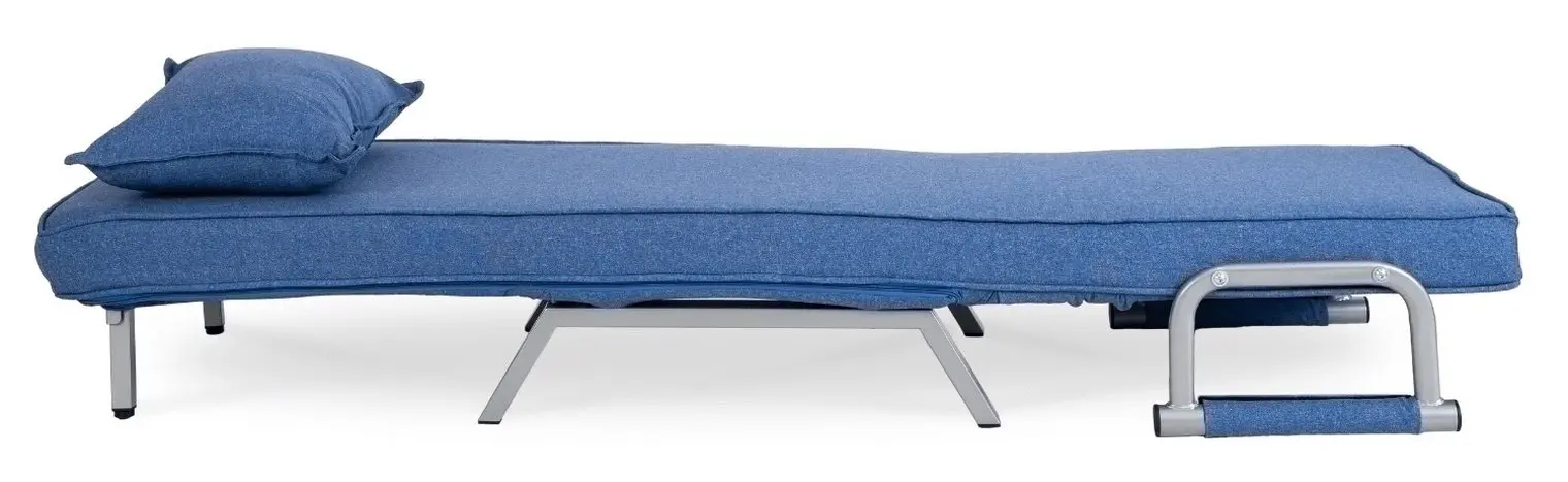 Fotoliu extensibil Mebel Elite Bart (Blue)