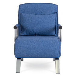 Fotoliu extensibil Mebel Elite Bart (Blue) Thumb