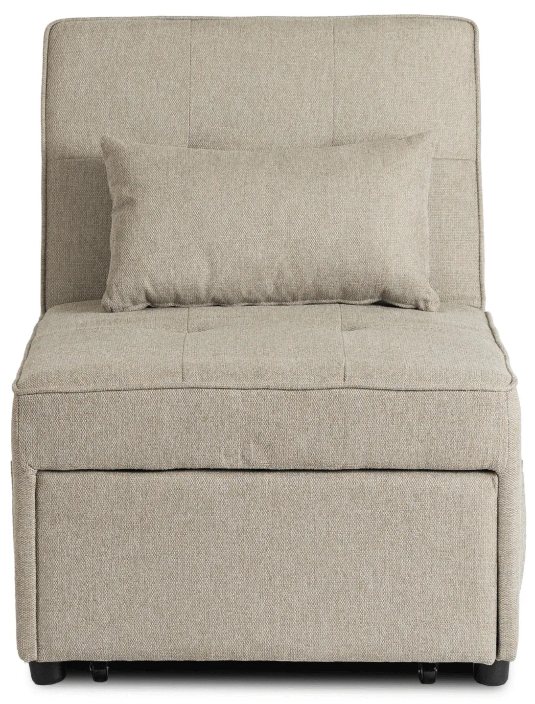 Fotoliu extensibil Mebel Elite Iberis 67cm (Beige)