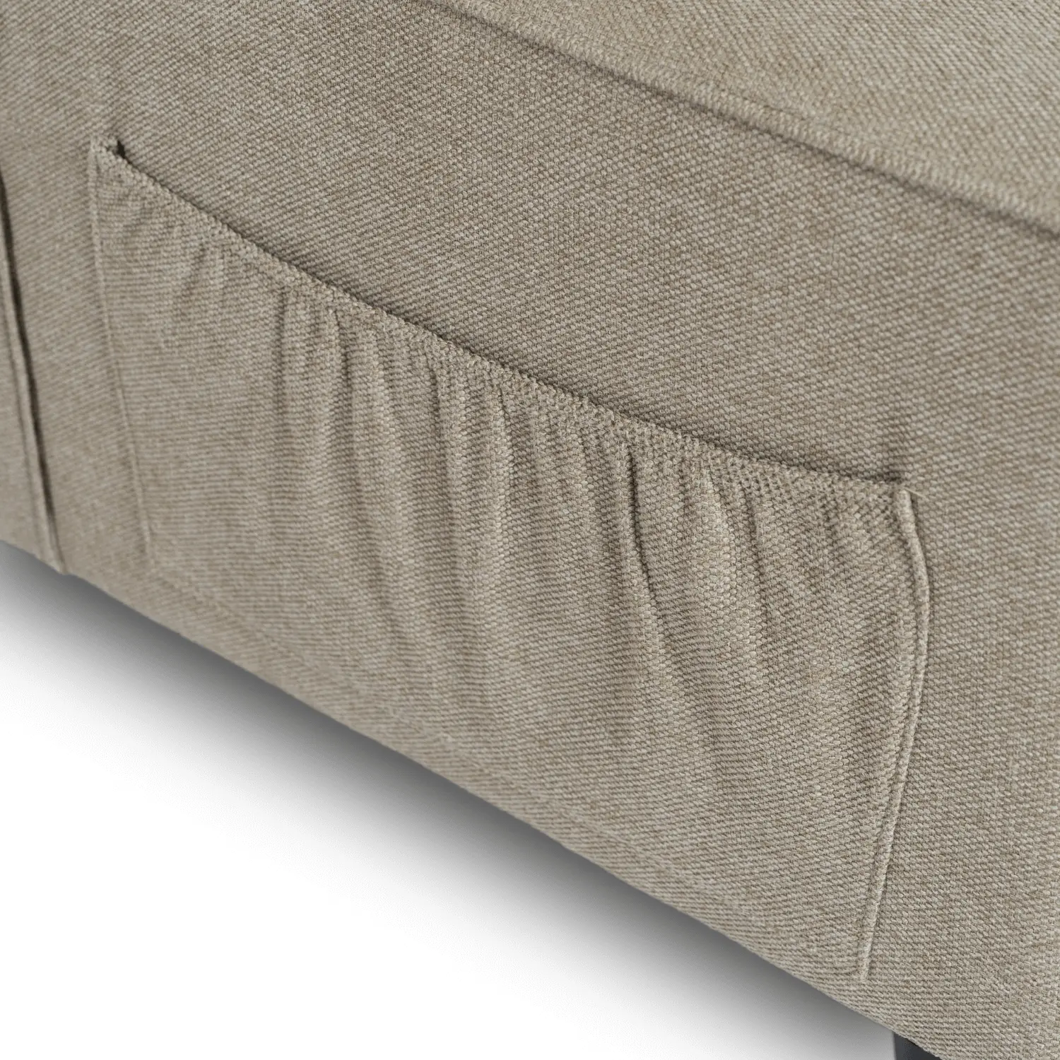 Fotoliu extensibil Mebel Elite Iberis 67cm (Beige)