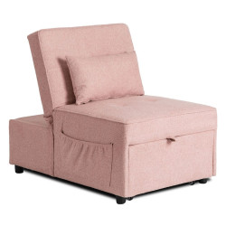 Fotoliu extensibil Mebel Elite Iberis 67cm (Pink) Thumb