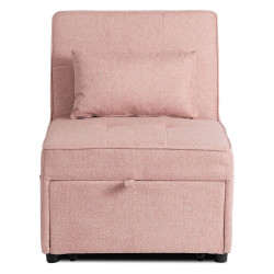 Fotoliu extensibil Mebel Elite Iberis 67cm (Pink) Thumb