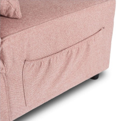 Fotoliu extensibil Mebel Elite Iberis 67cm (Pink) Thumb