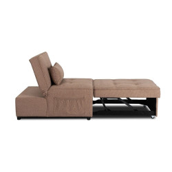 Кресло раскладное Mebel Elite Iberis 80cm (Brown) Thumb