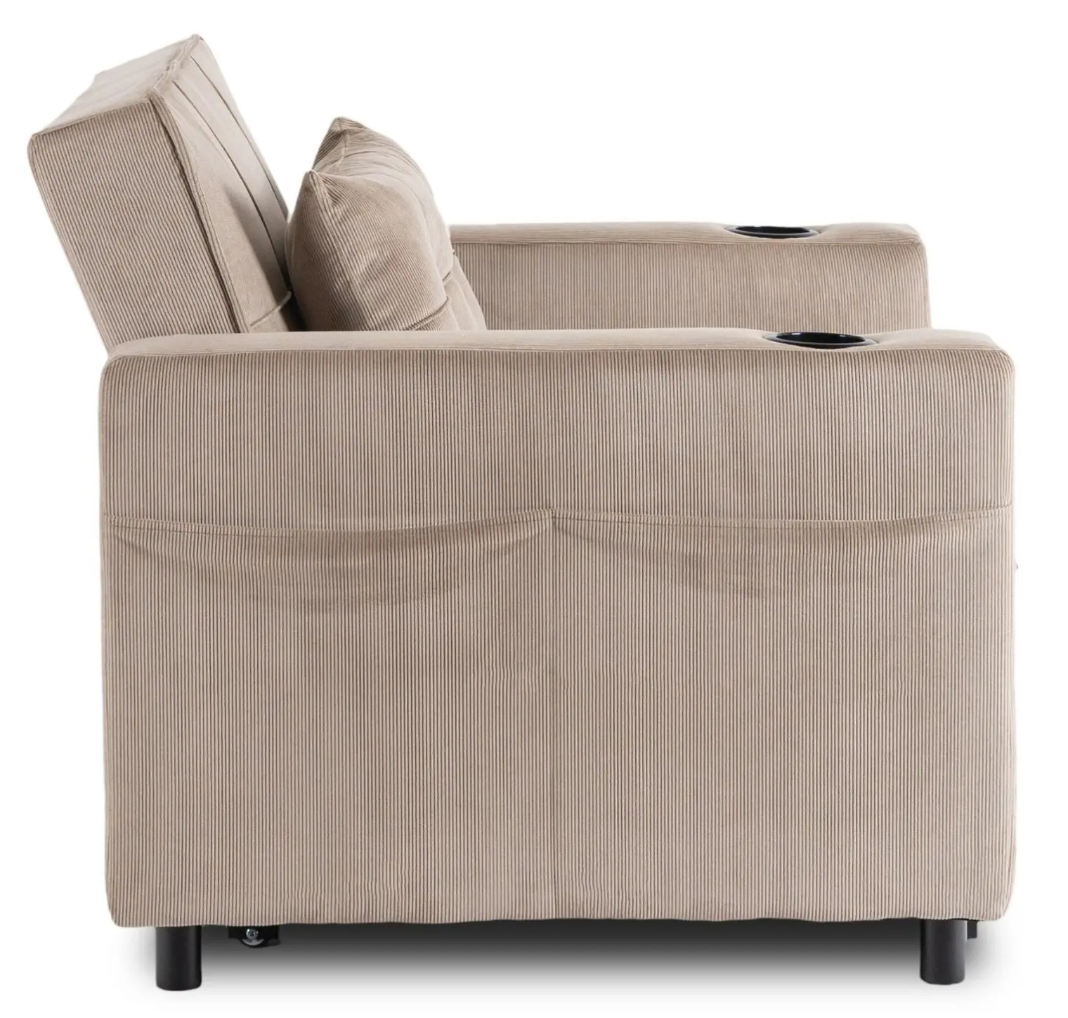 Fotoliu extensibil Mebel Elite Solor (Beige) - 4