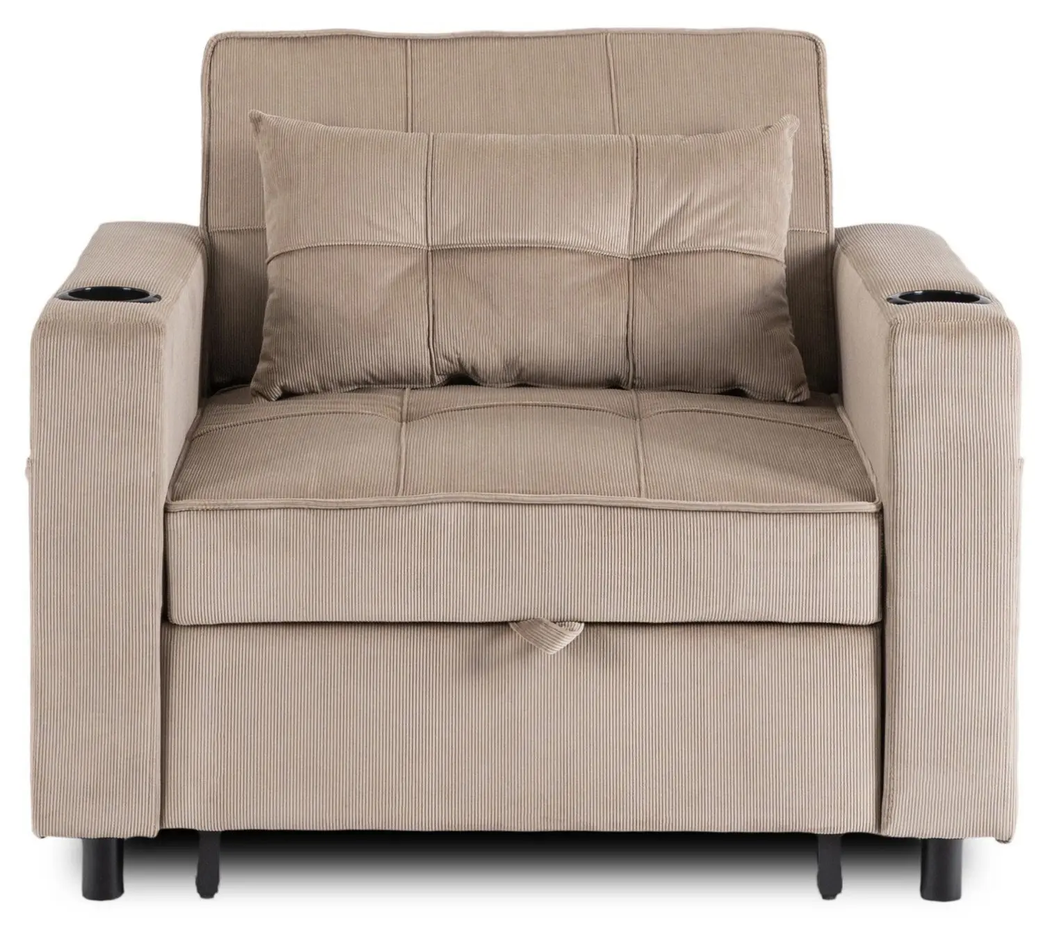 Fotoliu extensibil Mebel Elite Solor (Beige) - 9