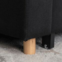 Кресло раскладное Mebel Elite Solor (Black/Natural Oak) Thumb