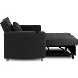 Кресло раскладное Mebel Elite Solor (Black/Natural Oak) Thumb