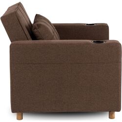 Fotoliu extensibil Mebel Elite Solor (Brown/Natural Oak) Thumb