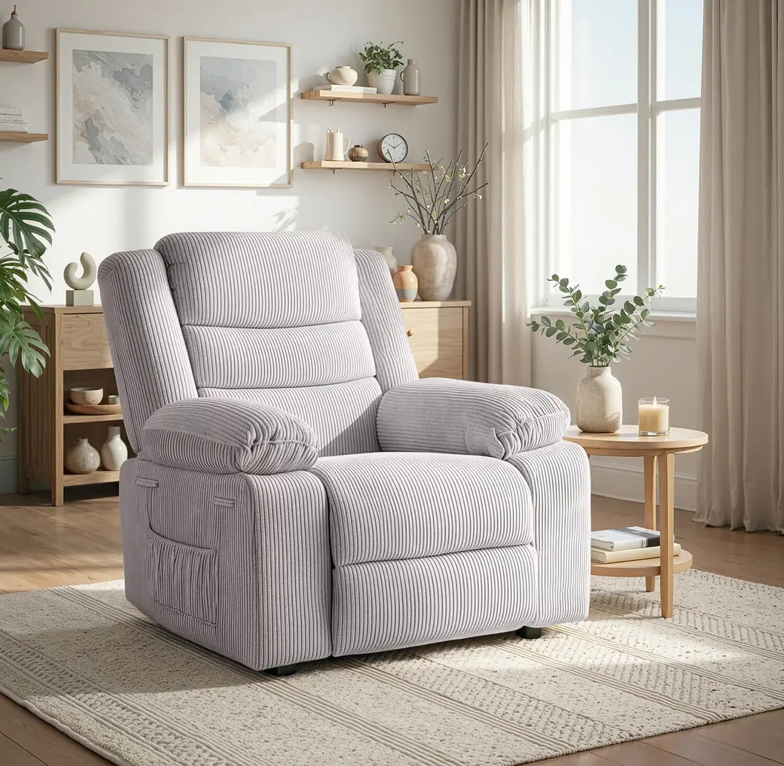 Fotoliu-recliner Mebel Elite Arturo (Grey Light)