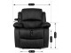 Fotoliu-recliner Mebel Elite Bono (Black)