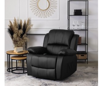 Fotoliu-recliner Mebel Elite Bono (Black)