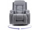 Fotoliu-recliner Mebel Elite Box 2 (Grey)