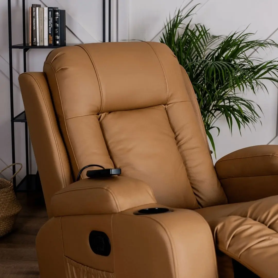 Кресло-реклайнер Mebel Elite Box (Caramel) - 3