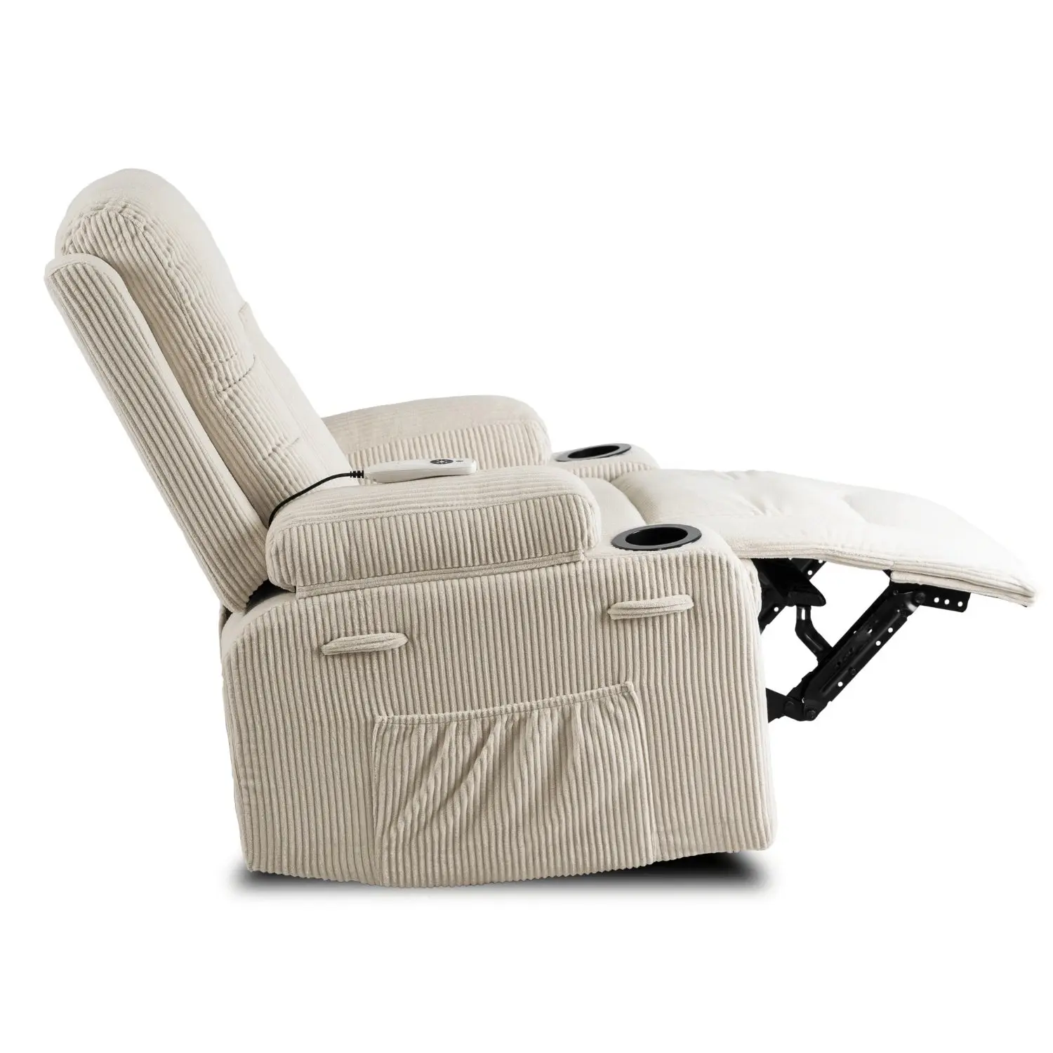 Fotoliu-recliner Mebel Elite BOX Corduroy (Beige) - 3