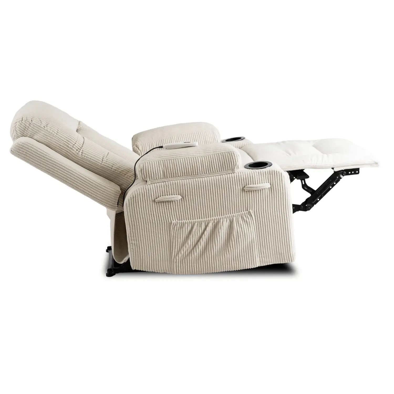 Fotoliu-recliner Mebel Elite BOX Corduroy (Beige) - 4