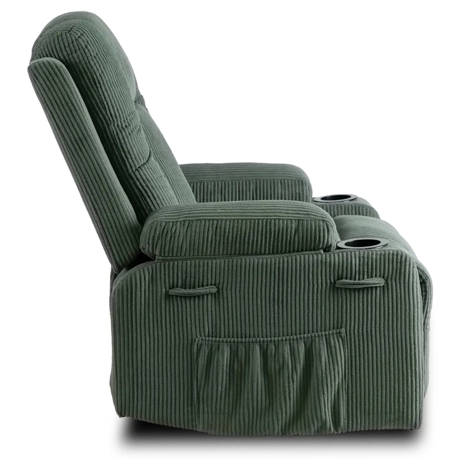 Fotoliu-recliner Mebel Elite BOX Corduroy (Green) - 2