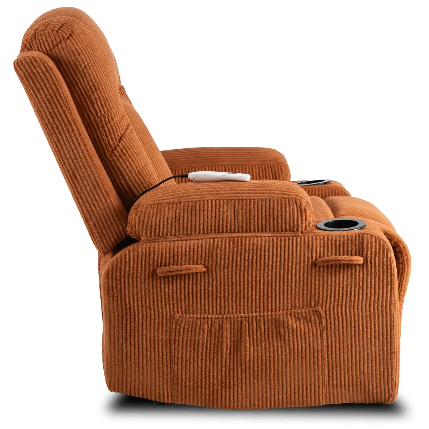 Fotoliu-recliner Mebel Elite BOX Corduroy (Terracotta) - 2